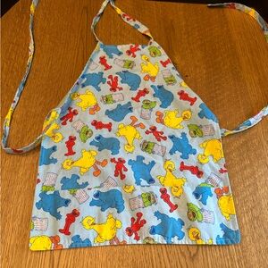 Handmade Kids Sesame Street  Apron W/ Pockets